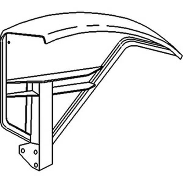 Aftermarket LH Left Hand Fender Fits John Deere Tractor A B BN BNH BW BWH G GH GN GW AA1583R - main